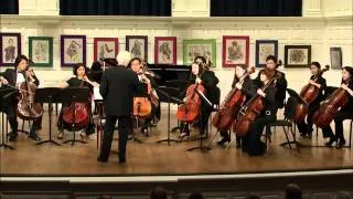 Cello Suite No. 6 in D major (Sarabande) by J. S. Bach, arranged by C. Hampton