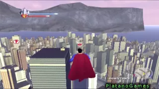 Superman Returns - Epic Flying Gameplay - Man of Steel Takes Flight Through Metropolis - HD