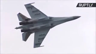 Russian Su-35S demonstration at Armyexpo 2019