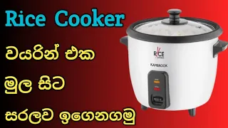 Rice cooker - electric pressure cooker/ Wiring Diagram | Warm - Cook ( Electrical Circuit Sinhala )