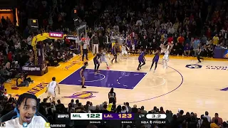 FlightReacts To BUCKS at LAKERS | FULL GAME HIGHLIGHTS | March 8, 2024!