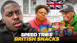 FIRST REACTION TO SPEED TRIES BRITISH SNACKS