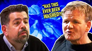 Gordon Finds Mysterious Stains on Bed.... | Hotel Hell | Filth