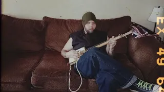 Brown Couch Blues Improv on Cigar Box Guitar