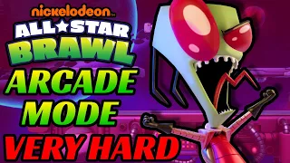 Nickelodeon All-Star Brawl | Arcade Mode: Zim (Very Hard)