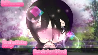 Pink elephants|Yandere Simulater|Gacha Club Meme|