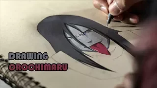 Time Lapse: Drawing Orochimaru 🐍🐍