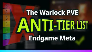 Best Warlock Subclasses in the Endgame PVE Meta — The Anti Tier List | Destiny 2 Warlock Builds