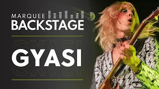 Glam rockstar GYASI jams out on Marquee Backstage