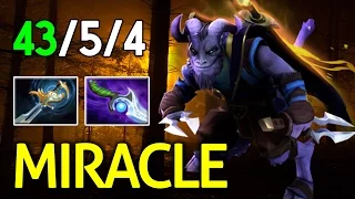 Miracle- Riki Madness 43 Kill Echo Sabre + Diffusal Blade Dota2 Gameplay