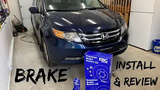 How-to: Installing EBC front & rear brakes on a 2011-2017 Honda Odyssey