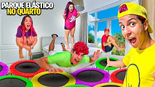 TRANSFORMEI O QUARTO DA EMILLY VICK EM UM PARK DE TRAMPULIM *Ela surtou ?