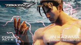 Tekken 7 - Jin Kazama Combo Act # 6 - Season 4 #viral #trending #youtube