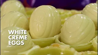 Inside Cadbury: WHITE CREME EGGS