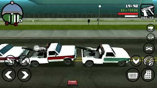 GTA San Andreas - tow truck centipede, gta moments, funny