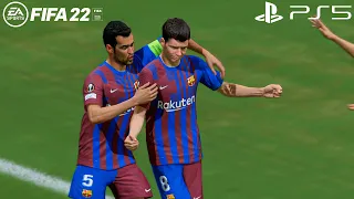 FIFA 22 | Barcelona Vs Napoli Ft. Oscar, Torres, | UEFA Europa League | Gameplay & Full match | PS5