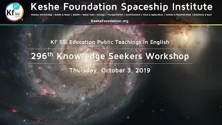 296th Knowledge Seekers Workshop October 3, 2019