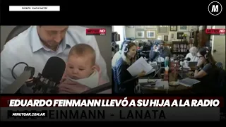 Eduardo Feinmann llevó a su hija a la radio - Minuto Argentina