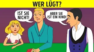 WER LÜGT? 🤥 23 COOLE RÄTSEL, UM DEIN LOGISCHES DENKEN ZU TRAINIEREN