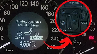 Mercedes Retrofit  Activating the menu for Dynamic Seat, Massage and heated seats on Mercedes W211