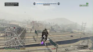 Grand Theft Auto V- dumb oppressor Mk2 griefer gets tricked (pre-Mk2 nerf)