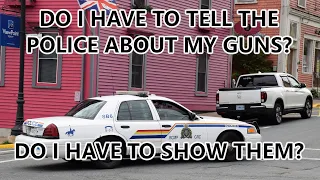 Do I Have To Tell An Officer I Have Guns?