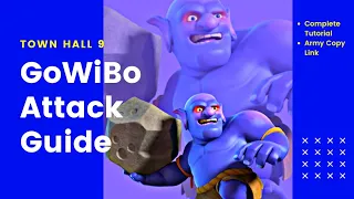 Th9 BoWitch War Guide! ⭐⭐⭐ Th9 GoWiBo Attack Strategy + Army Copy Link 2021 | Clash of Clans - Coc