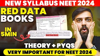 Red Data Book for NEET 2024 | Red Data book NEET 2024 | Red Data Book NEET PYQs