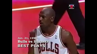 January 21, 1998 Bulls vs Hornets highights