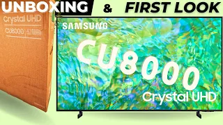 2023 Samsung CU8000 4K TV | Unboxing Samsung's CHEAPEST 2023 TV & First Look