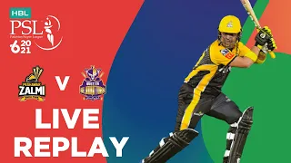 LIVE REPLAY – Quetta Gladiators vs Peshawar Zalmi | Match 8 | HBL PSL 6