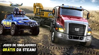 8 MELHORES JOGOS DE SIMULADORES GRÁTIS PARA PC STEAM (2023)!