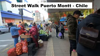 🇨🇱 Street Walk Puerto Montt - Chile 4K