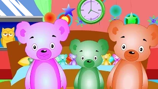 Ten in The Bed - Full Nursery Rhyme With Lyrics - Animation Song for Children