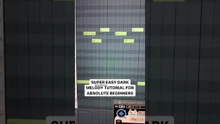 SUPER EASY DARK MELODY TUTORIAL FOR ABSOLUTE BEGINNERS 🔥