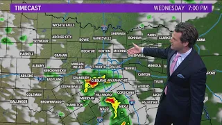 DFW Weather: Timeline of Wednesday's storm chances