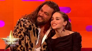 Emilia Clarke Amazed by Jason Momoa's Visit | The Graham Norton Show