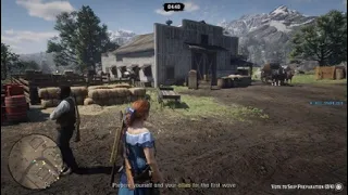 Red Dead Redemption 2 wagon run and Valentine call to arms