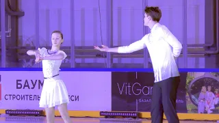 Angels of Plushenko - pair skating!  Anastasia Chernyshova and Vladislav Vilchik - Carnival Night