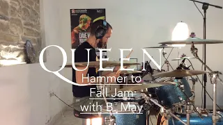 Hammer To Fall Jam With BRIAN MAY [ft. Giovanni Frassineti & Lorenzo Biondini]