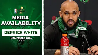 Derrick White: It Will Be FUN Defending Luka & Kyrie | Celtics Media Availability