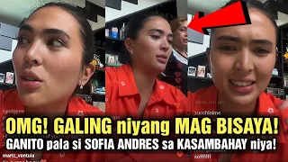 HALA! SOFIA Andres GANITO pala ka galing mag BISAYA! + Ganito KABAIT sa kasambahay niya! MUST WATCH