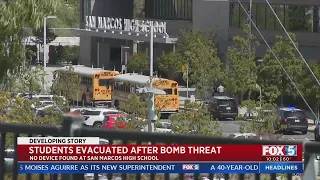 Students Evacuated After Bomb Threat At San Marcos High