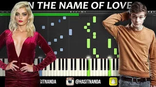 Martin Garrix - IN THE NAME OF LOVE (PIANO TUTORIAL)