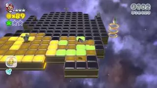 Super Mario 3D World (Wii U) - Rainbow Run (Green Stars, Stamp)