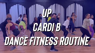 Up - Cardi B - Dance Fitness routine by Michelle Tripp Choreo - Zumba