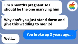 【Apple】 My fiancé's ex burst into our wedding declaring that she was pregnant with his baby