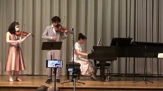 Snowstorm Waltz by G. Sviridov: Charlotte Goltser, Raphael Feldman (violins), A.Suhoy (piano)