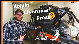 RZR XP 4 1000 Chainsaw Mount- Kolpin Chainsaw Press Install