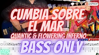 💃Cumbia sobre el mar BASS ONLY (GuitarPro+Backingtrack 🎵)